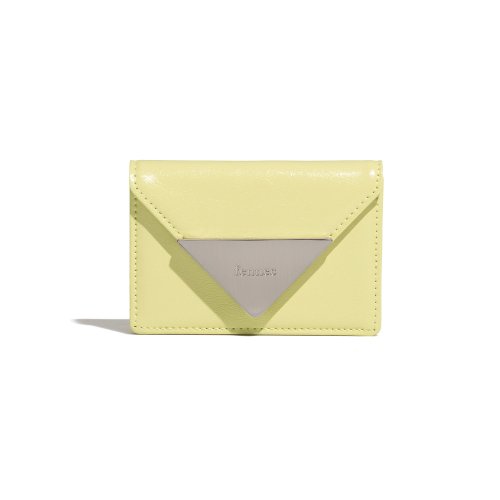 CRINKLE TRIANGLE ACCORDION POCKET - BLACK - 8 COLORS LEMON