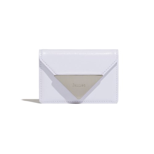 CRINKLE TRIANGLE ACCORDION POCKET - BLACK - 8 COLORS LAVENDER