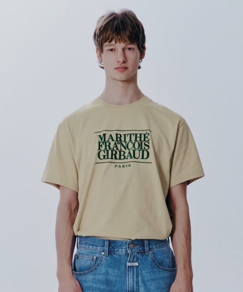 CLASSIC LOGO TEE - 7 COLORS BEIGE