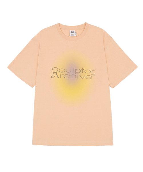 COLOUR ARCHIVE LOGO TEE PALE PINK