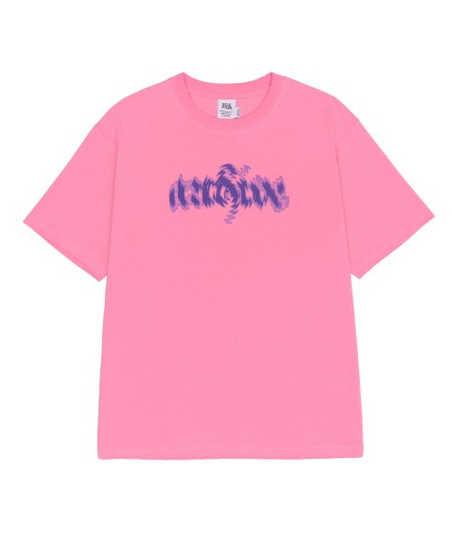 DISTORTED LOGO TEE - 2 COLORS PINK