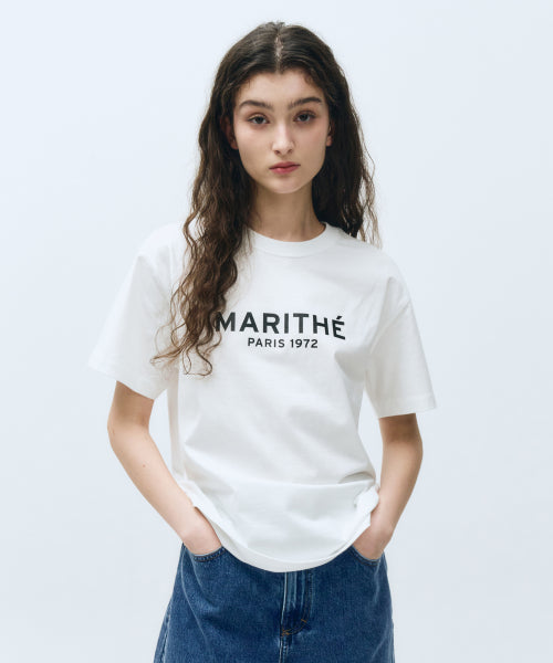 W REGULAR LOGO TEE - 4 COLORS WHITE