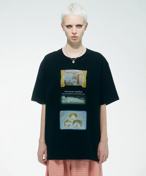SUMMER SENSIBILITY TEE BABY - 2 COLORS BLACK