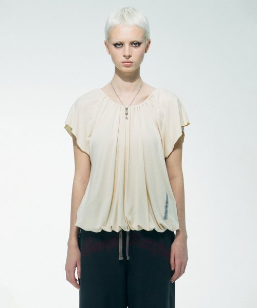 PUMKIN SHRRING TOP PALE - 3 COLORS AS SHOWN