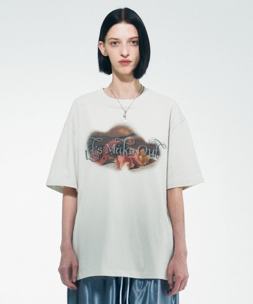LOVE ENERGY TEE - 3 COLORS WHITE