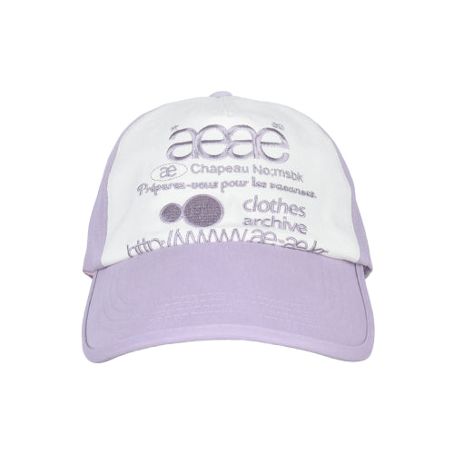 WEB LOGO 5 PANNEL BALL CAP - 5 COLORS AS SHOWN