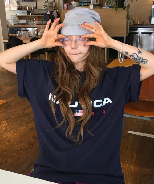 83 FLAG LOGO T-SHIRT - 4 COLORS NAVY