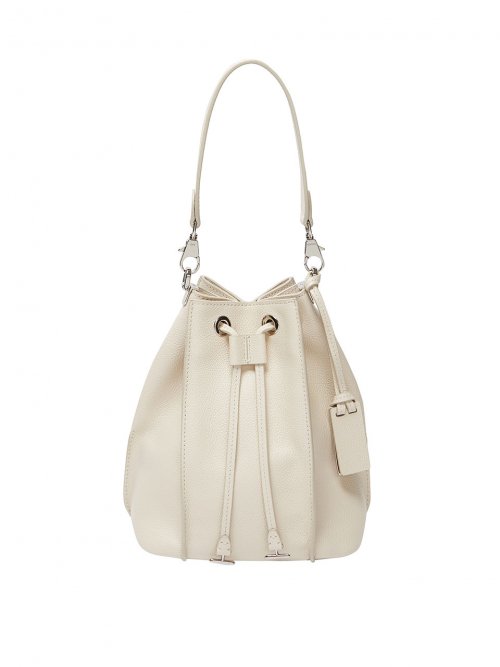 TRUDY BUCKET BAG WHITE