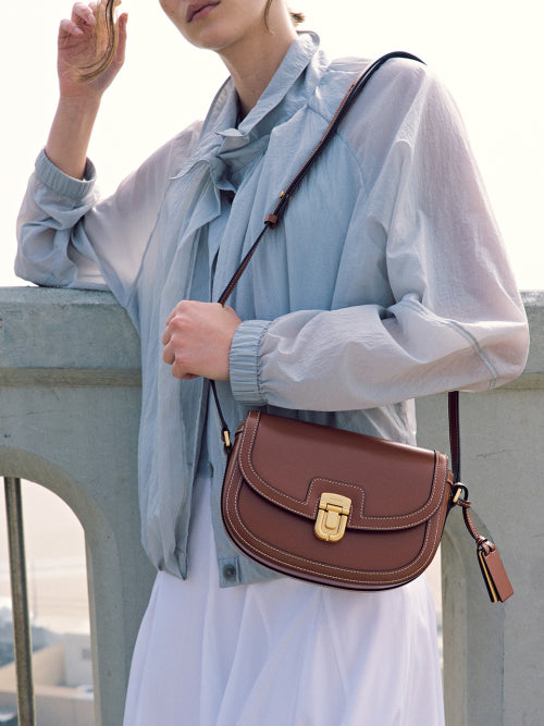 SERENDIPITY CROSSBODY BAG MEDIUM BROWN