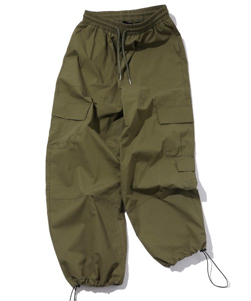 WIDE OVER CARGO PANTS - 4 COLORS KHAKI