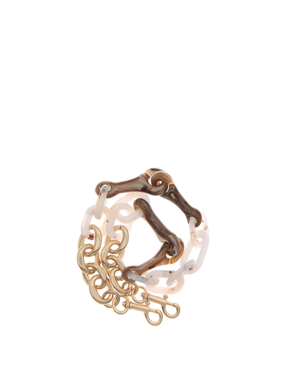 LIA ACRYLIC STRAP BROWN