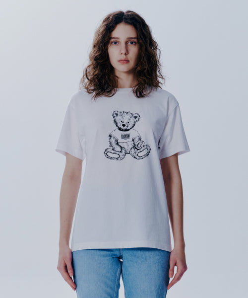 DOODLE BEAR TEE BLACK