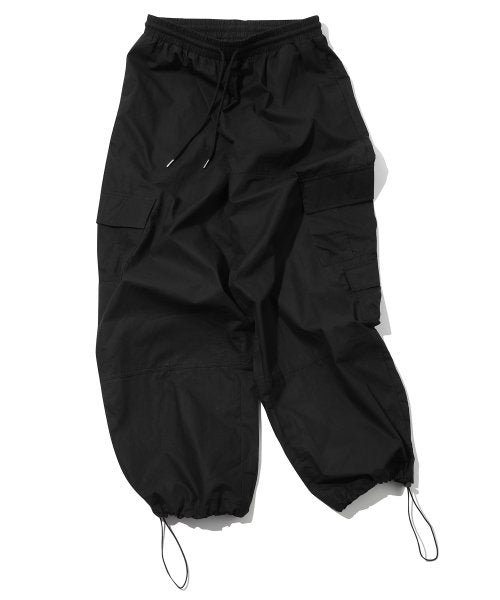 WIDE OVER CARGO PANTS - 4 COLORS BLACK