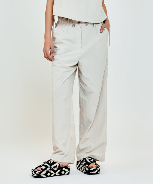 BAG POCKET PANTS - 2 COLORS BEIGE