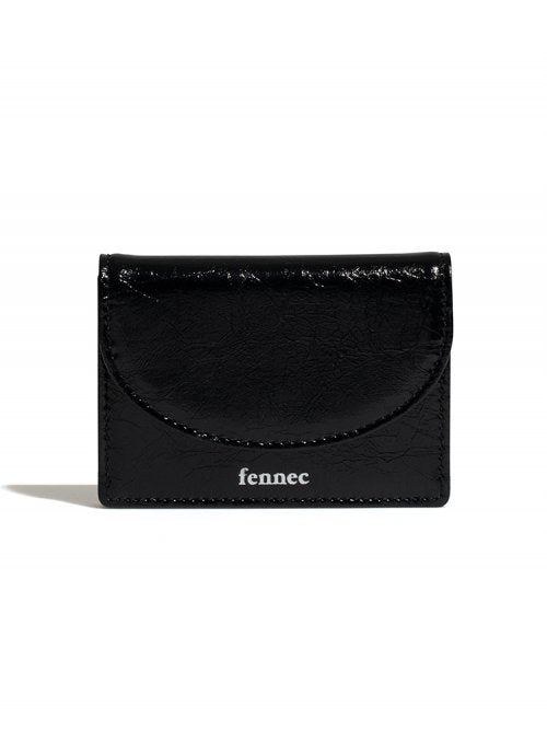 CRINKLE HALFMOON ACCORDION POCKET - 10 COLORS BLACK