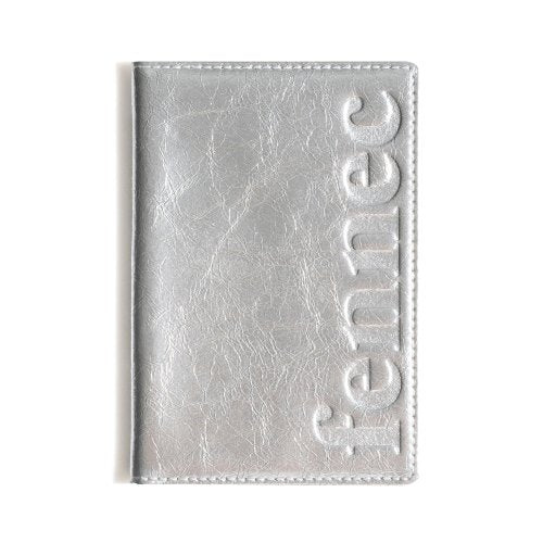 CRINKLE PASSPORT CASE SAGE - 5 COLORS SILVER