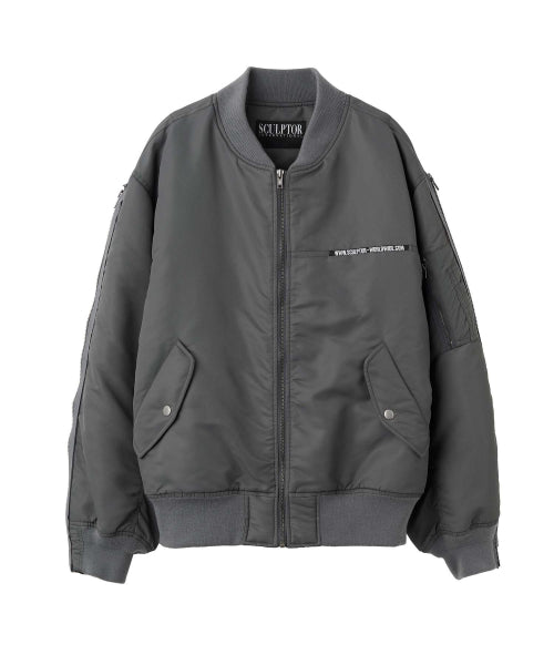 MA 1 FLIGHT JACKET CHARCOAL