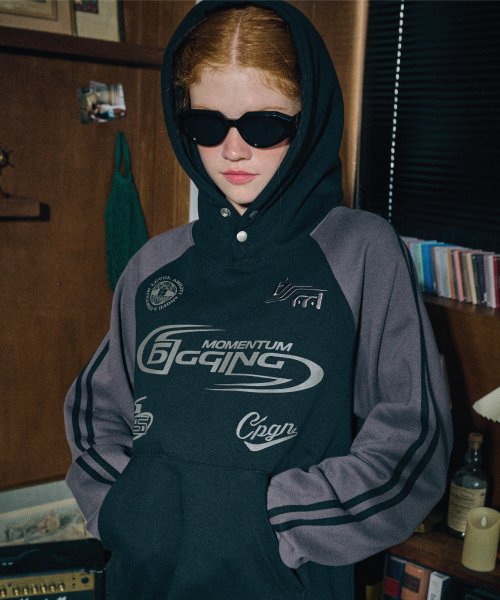 RAGLAN HOODIE - 2 COLORS AS SHOWN