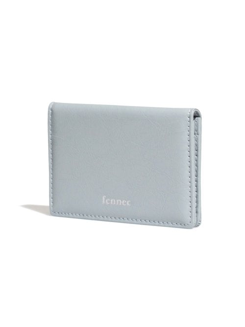 CRINKLE SOFT CARD CASE COOL - 10 COLORS GREY