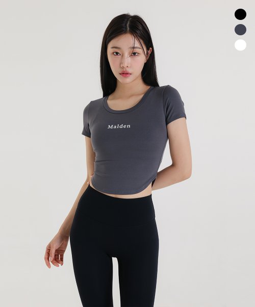 COTTON-LIKE CROP SHORT SLEEVE - 3 COLORS BLACK