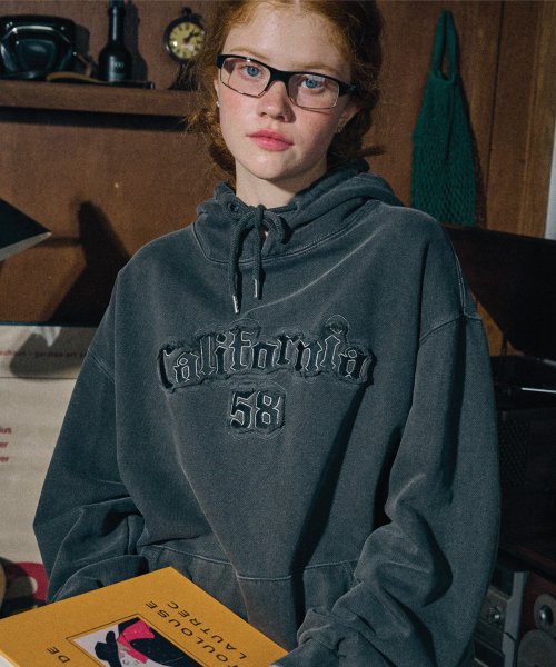 CALIFORNIA PIGMENT HOODIE BLACK
