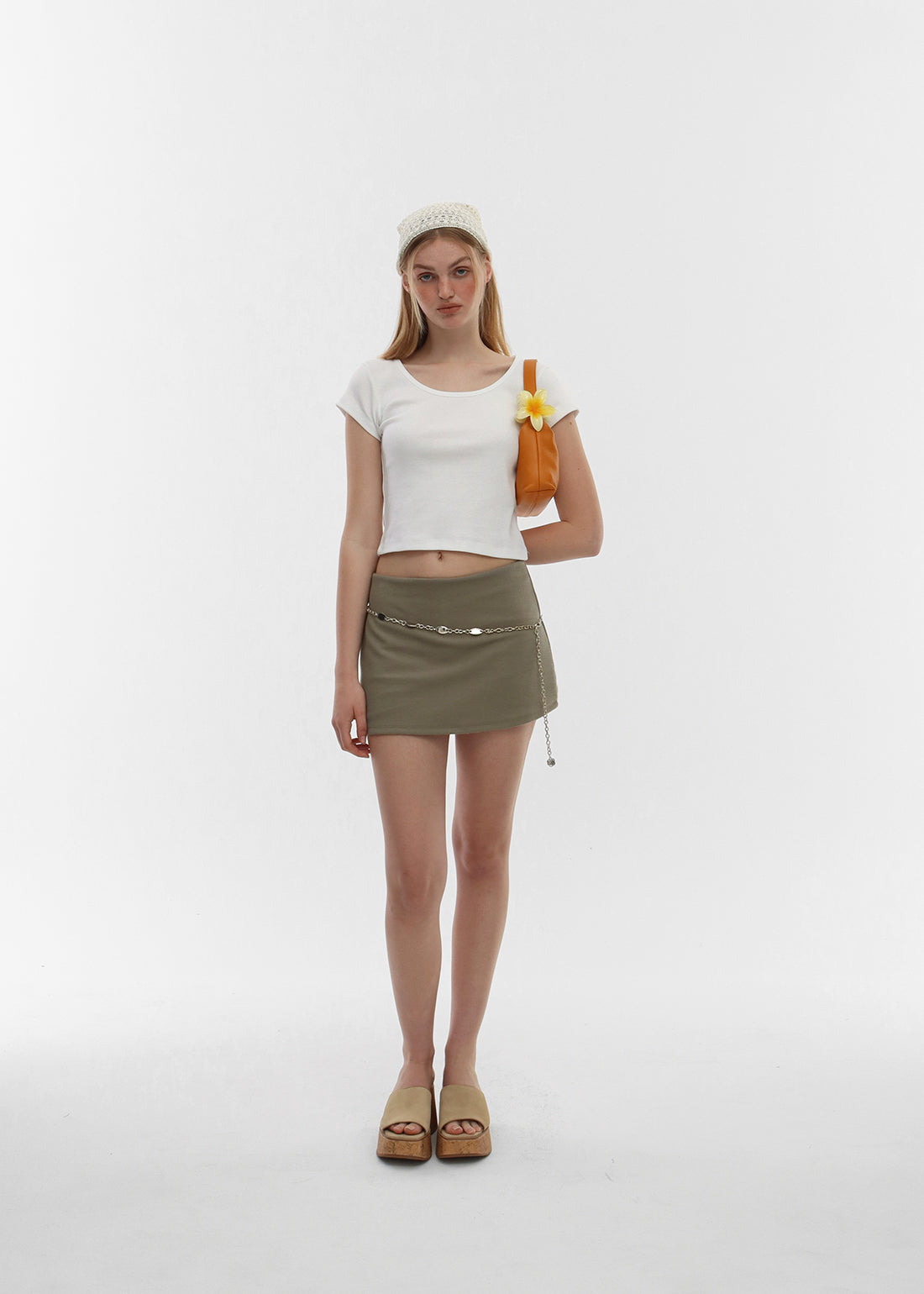 COOL STANDARD U-NECK CROP SHORT SLEEVE TEE 6