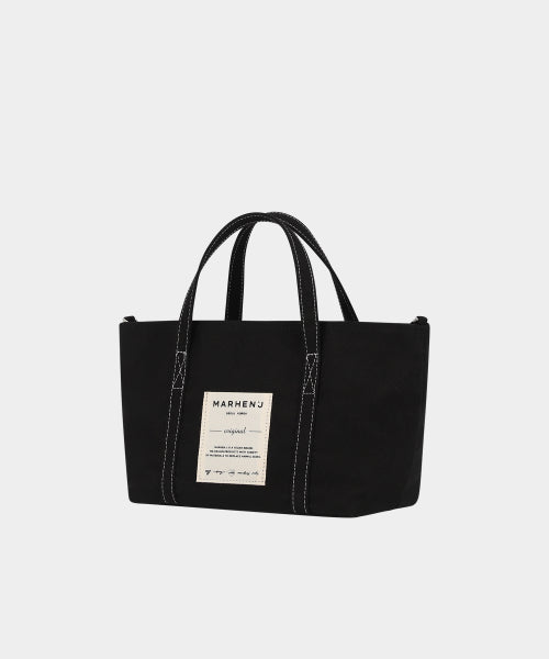 RABI MINI CROSSBODY DAILY CANVAS BAG - 2 COLORS BLACK