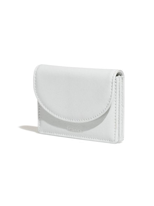CRINKLE HALFMOON ACCORDION POCKET - 10 COLORS LIGHT GREY