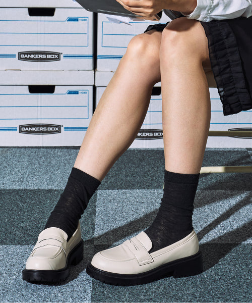 ROUND TOE CHUNKY IVORY