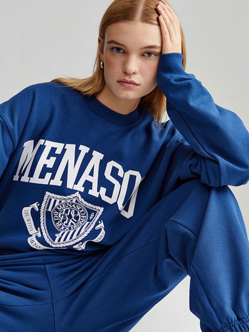 UNISEX CLASSIC EMBLEM SWEATSHIRT - 5 COLORS NAVY