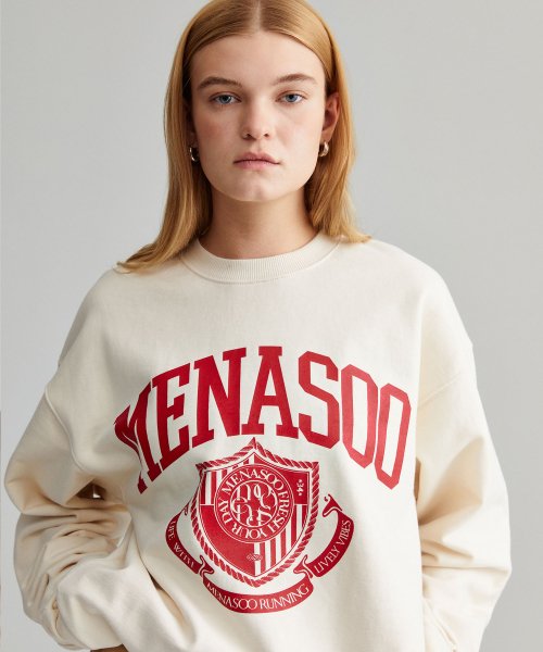 UNISEX CLASSIC EMBLEM SWEATSHIRT - 5 COLORS IVORY