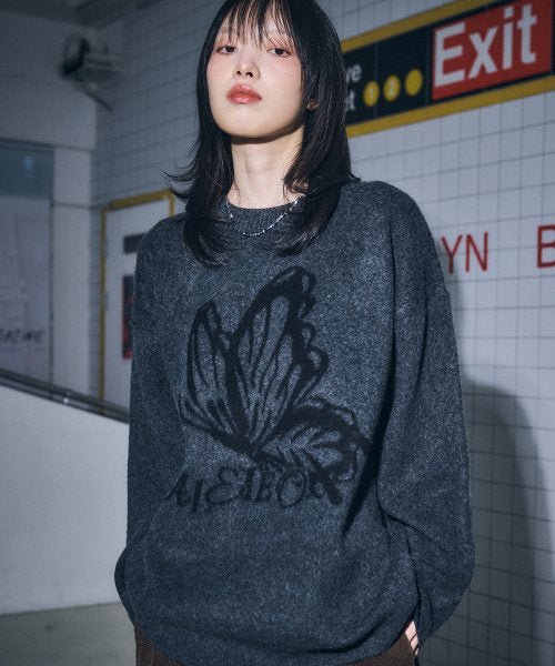 BRUSHED SWEATER - 2 COLORS BLACK