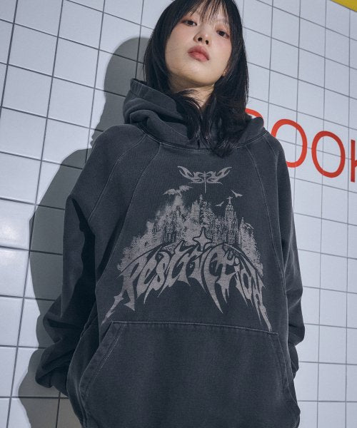 PIGMENT SNAP HOODIE - 2 COLORS BLACK