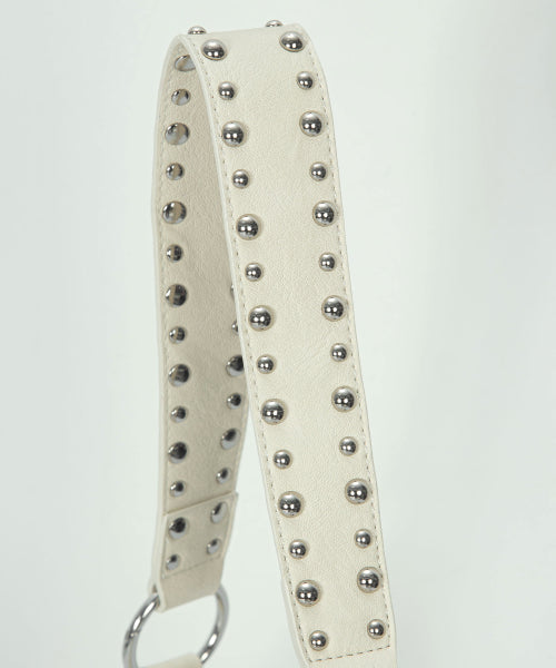 MOTE STUD BAG IVORY