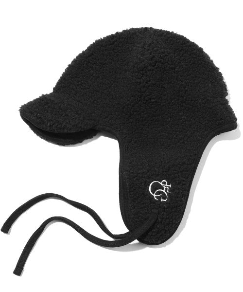 LOGO TROOPER FLEECE EARFLAP - 3 COLORS BLACK