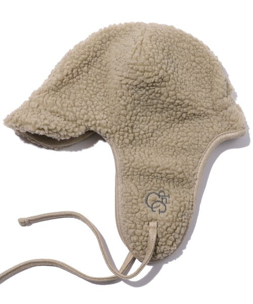 LOGO TROOPER FLEECE EARFLAP - 3 COLORS BEIGE