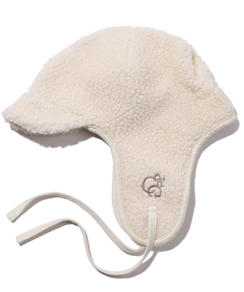 LOGO TROOPER FLEECE EARFLAP - 3 COLORS CREAM