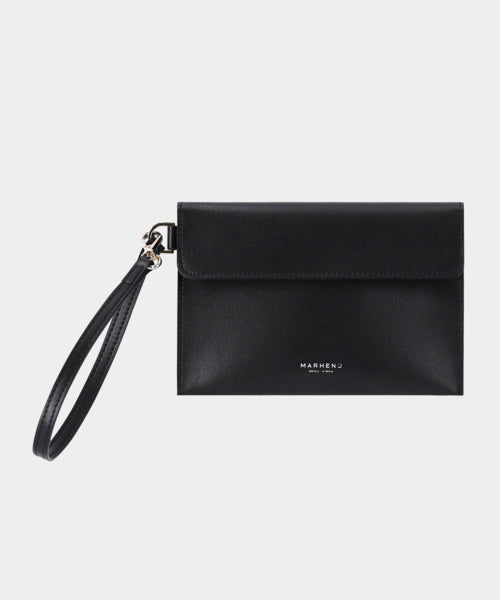 KAILY APPLE LEATHER COMPACT POUCH - 3 COLORS GREEN