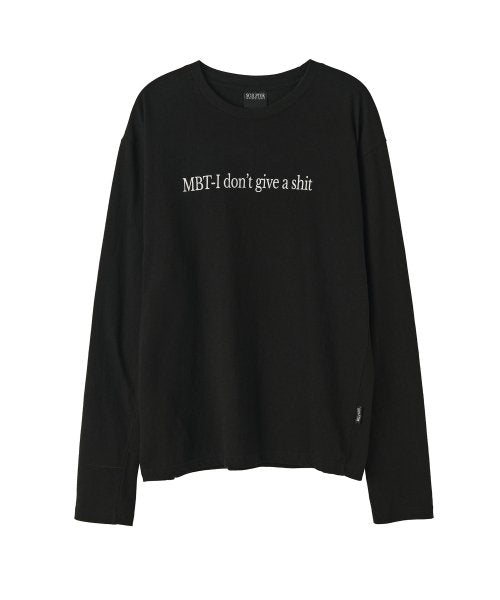 WASHED LONG SLEEVE TEE WASHED - 2 COLORS BLACK