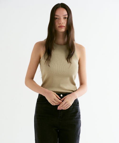 WOMENS ESSENTIAL TANK TOP #韓韶禧同款! - 8 COLORS GREEN