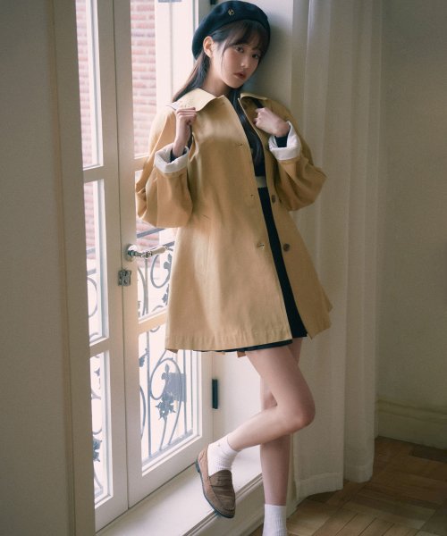 HALF TRENCH COAT BEIGE