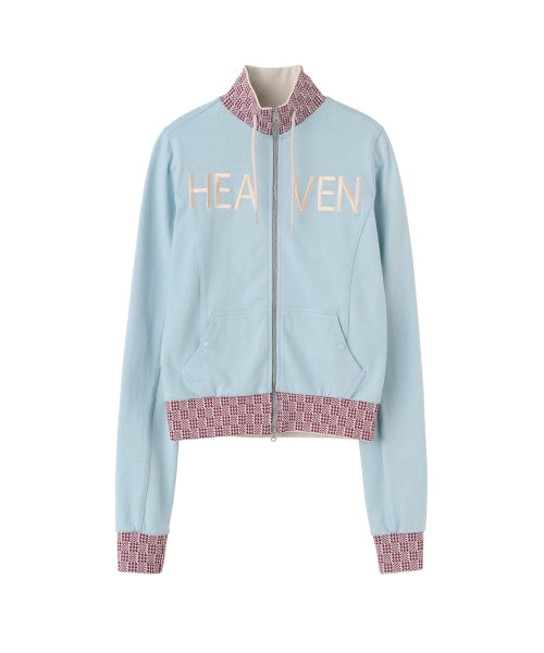 HEAVENLY GINGHAM TRACK JACKET - 3 COLORS BABY BLUE