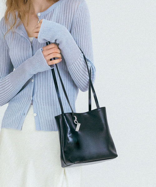 LOME MEDIUM SHOULDER BAG - 4 COLORS BLACK