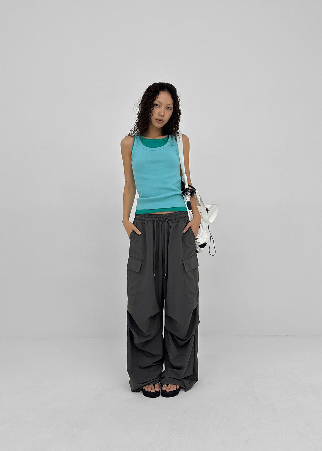 U-NECK RIBBED TANK - 7 COLORS 10