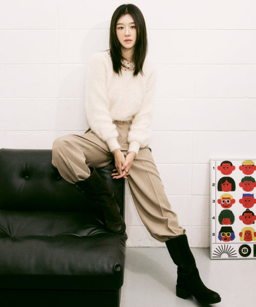 MINIMAL CLASSIC LOOSE FIT SLACKS #徐睿知同款! - 3 COLORS BEIGE