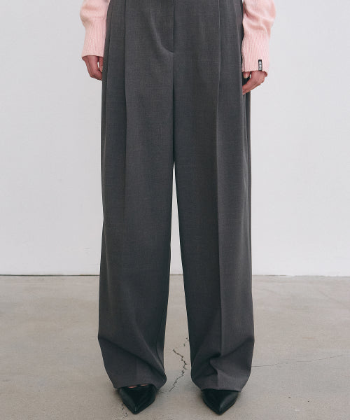 MINIMAL CLASSIC LOOSE FIT SLACKS #徐睿知同款! - 3 COLORS GREY