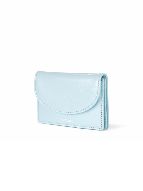 CRINKLE HALFMOON ACCORDION POCKET - 10 COLORS BLUE