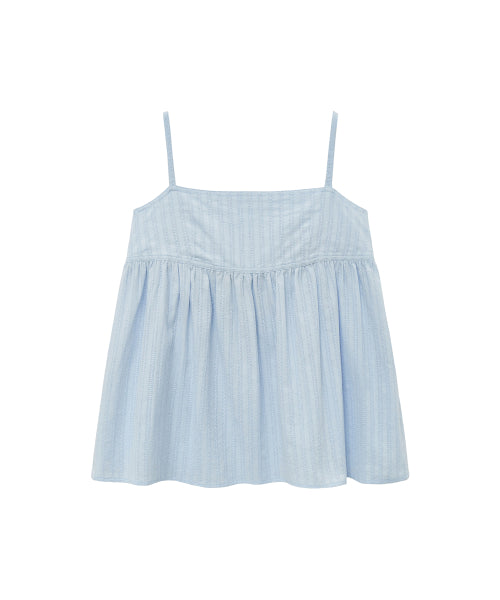 W CAMISOLE VOLUME BLOUSE - 3 COLORS BLUE