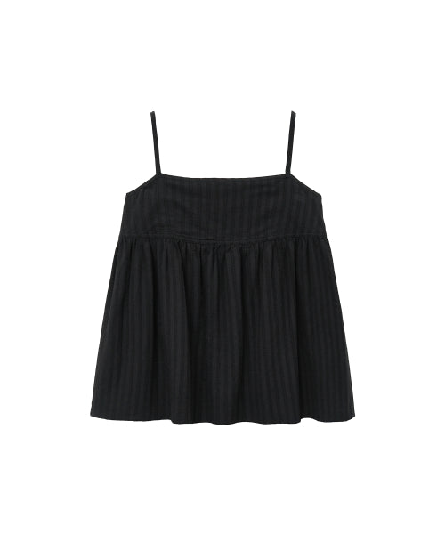 W CAMISOLE VOLUME BLOUSE - 3 COLORS BLACK