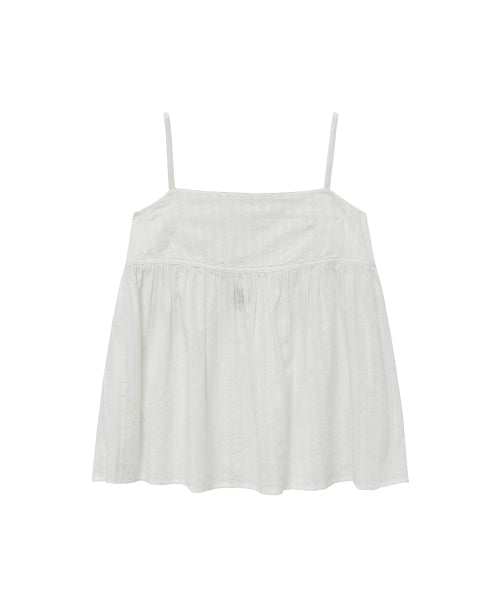 W CAMISOLE VOLUME BLOUSE - 3 COLORS WHITE